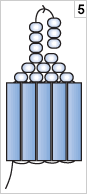 Adding the top rows of the pyramid